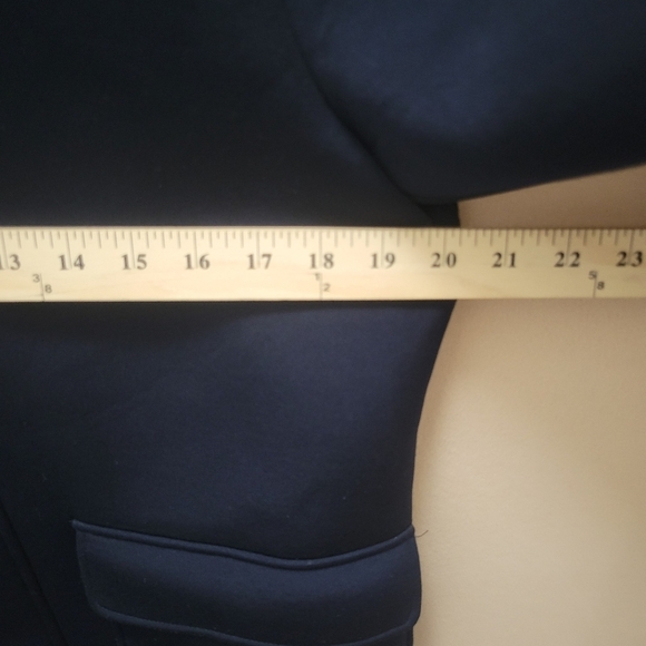 Bugatchi Navy Hooded Parka‎ Jacket Coat Stretch Wool Blend Made in Portugal in S - Picture 5 of 10